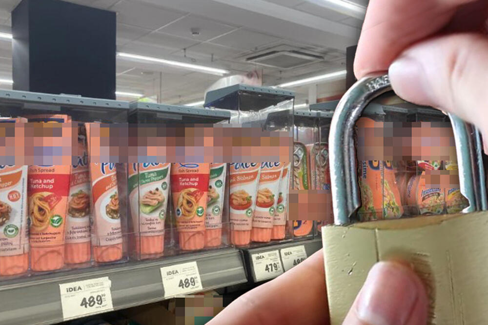 "OD KAD SMO BAŠ OVOLIKO BEDNI": Lopovski život na VISOKOJ NOZI "košta" KUPCE! Sve više ZAKLJUČANIH artikala! (FOTO)