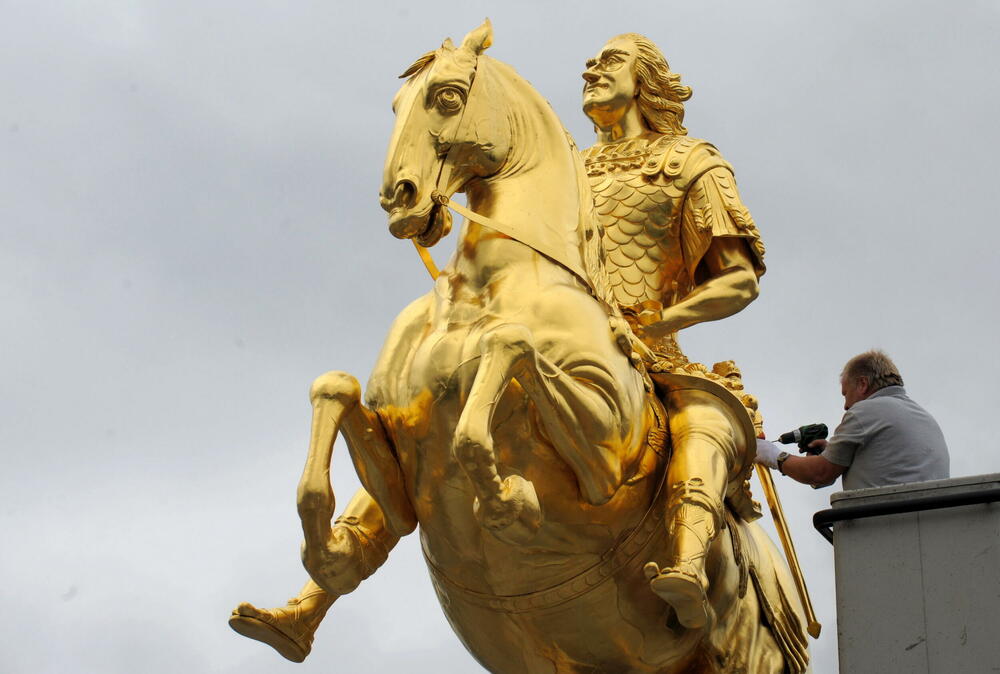 Statua Avgusta II Jakog poznata kao 'Zlatni konjanik'