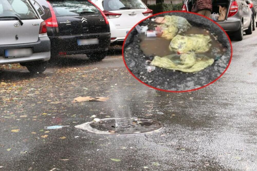 OVO RUGLO VEĆ MESECIMA STOJI NASRED PUTA I SVI SE PRAVE MUTAVI: VOZAČI, obratite pažnju, može da vam "ode" TOČAK!