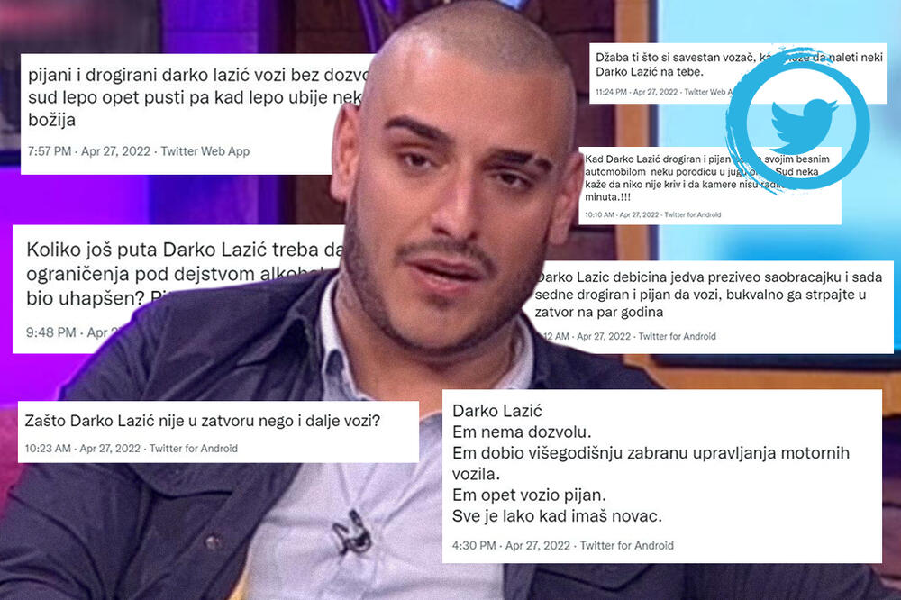 "DARKA LAZIĆA BOG NE MOŽE DA OPAMETI, STRPAJTE GA U ZATVOR": Tviteraši osuli paljbu, digla se i KUKA I MOTIKA! FOTO