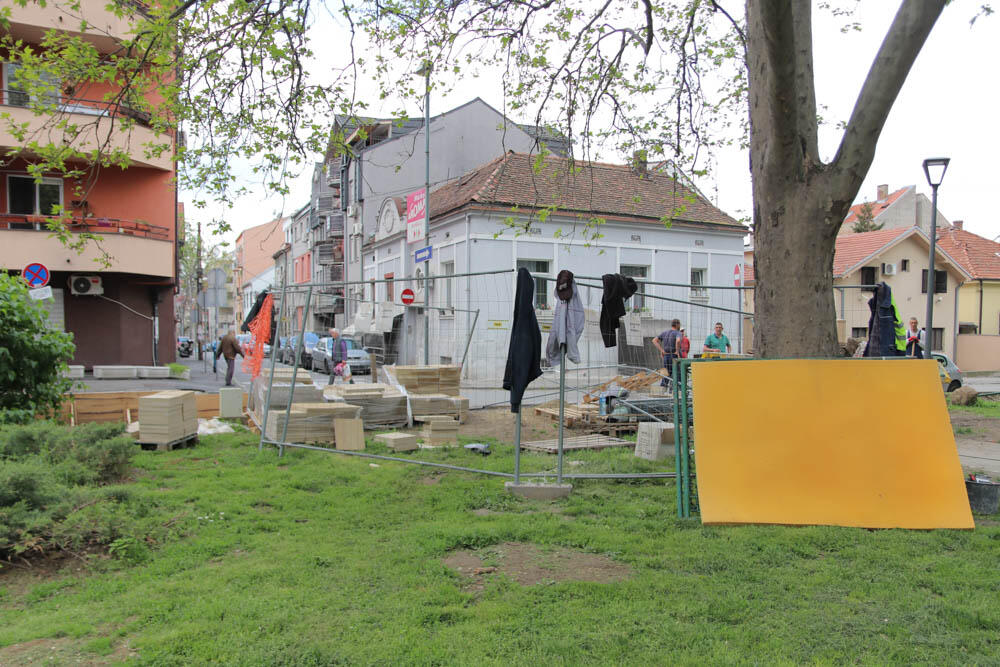 Radovi u Spomen parku