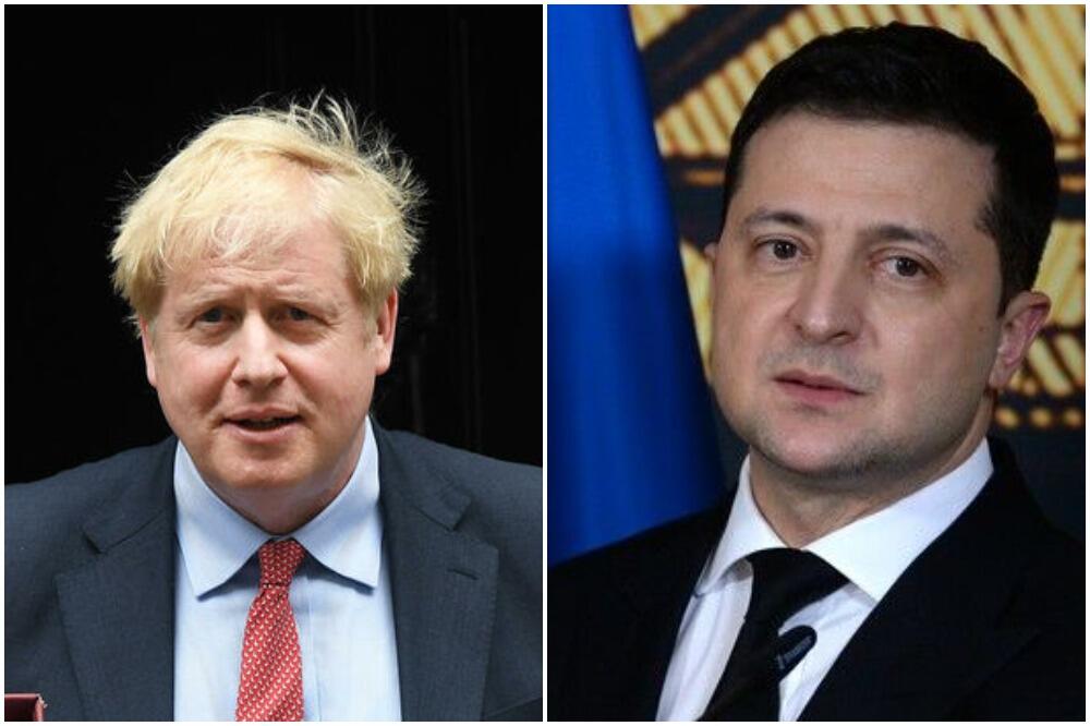 Zelenski, Zelenski i Džonson, Boris Džonson, Volodimir Zelenski
