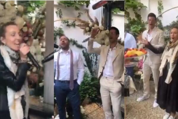 JELENA ĐOKOVIĆ NAJVESELIJA NA SVADBI: Uzela i mikrofon i zapevala Cecin hit! (VIDEO)