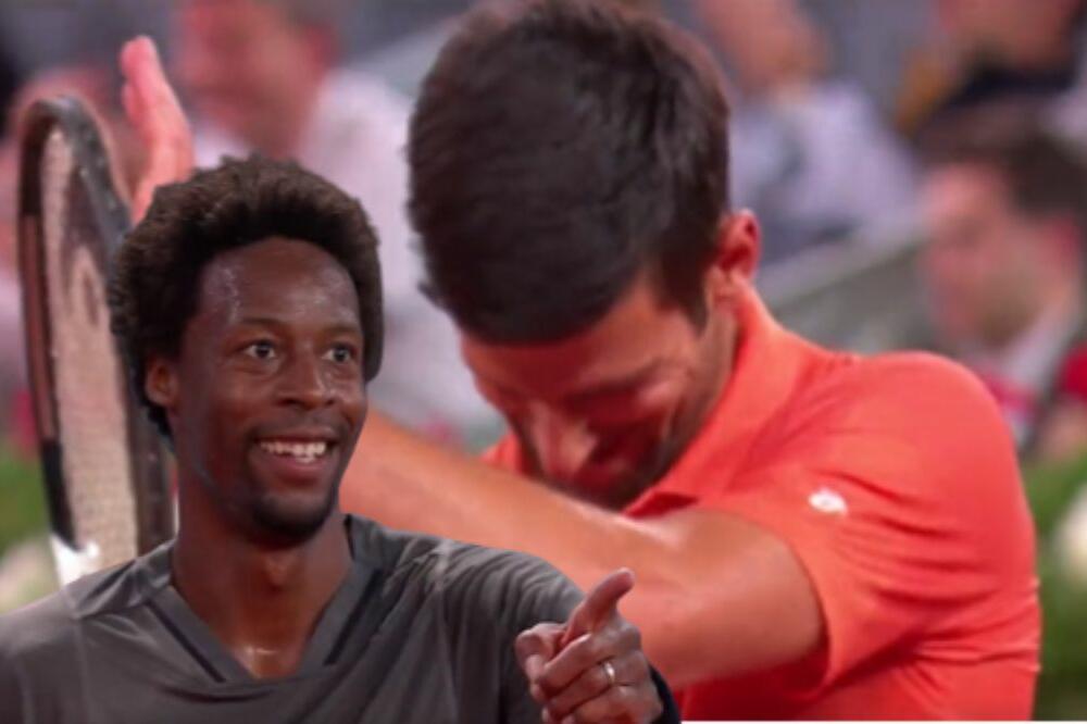 SVA LEPOTA TENISA - Novak i Monfis osmesima nagradili jedan drugog za SPEKTAKULARNI POEN! Publika u transu (VIDEO)