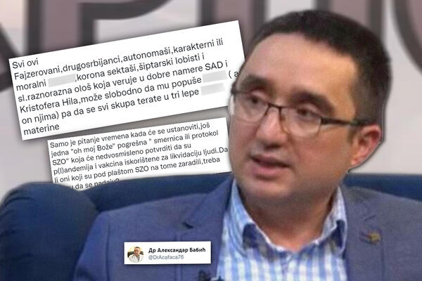 "FAJZER SEKTAŠI MOGU DA MI PO**ŠE K***C": Zašto ovaj LEKAR ima dozvolu za RAD, lupeta GLUPOSTI gde STIGNE! (FOTO)