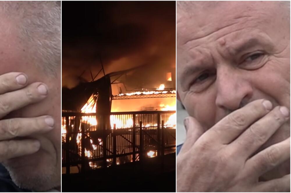 "SUZU NISAM PUSTIO KADA JE GORELO ALI HUMANI LJUDI SU ME RASPLAKALI": Ispovest Dragana koji je u požaru izgubio sve