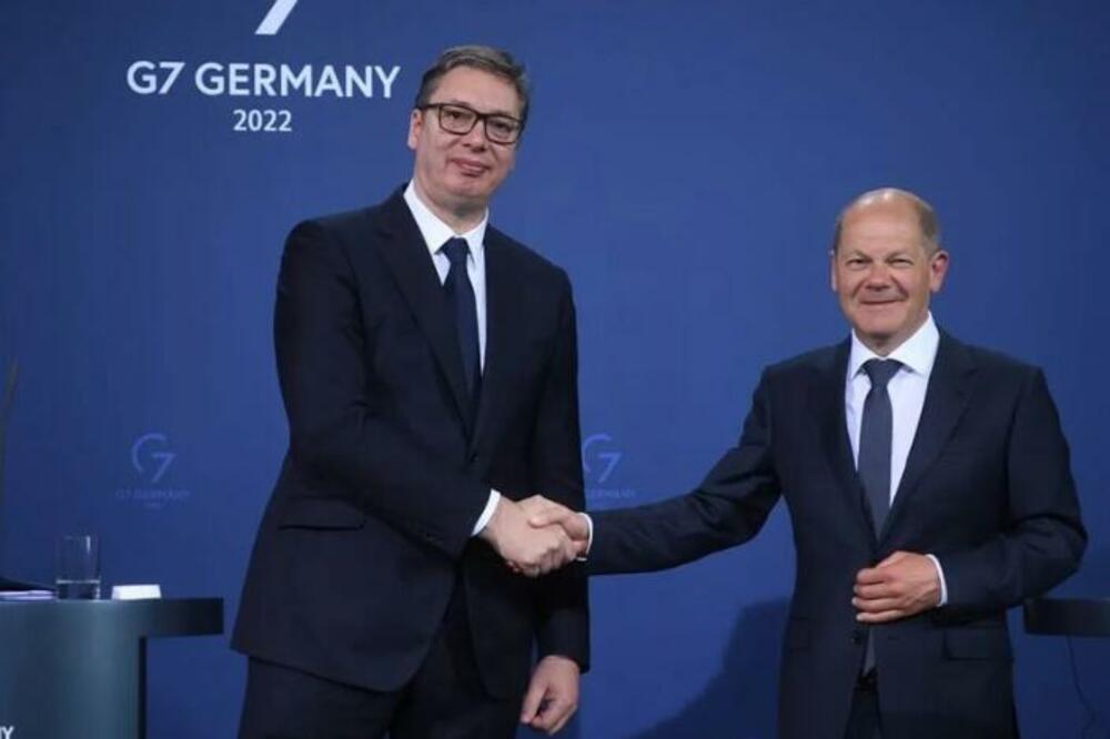 VUČIĆ SA ŠOLCOM: Srbija će biti čvrsto opredeljena za evropski put