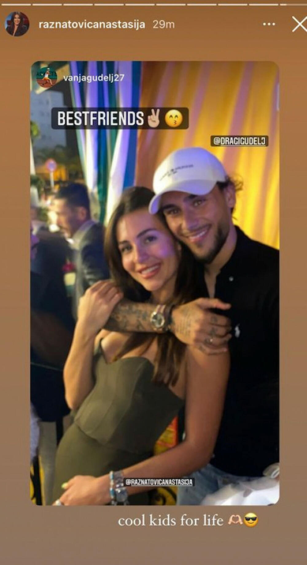 Anastasija Ražnatović, Dragiša Gudelj