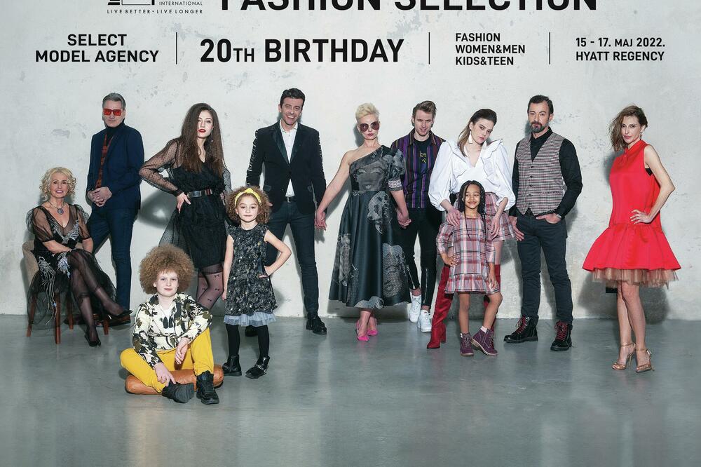 MODNA AGENCIJA SELECT OBELEŽAVA 20 GODINA RADA NA 34. FASHION SELECTION-U