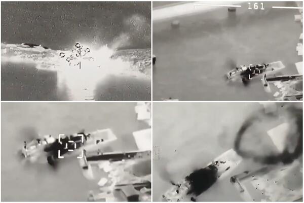 UKRAJINSKA VLADA OBJAVILA SNIMAK EKSPLOZIJE: "Potopili smo JOŠ JEDAN RUSKI BROD" (VIDEO)