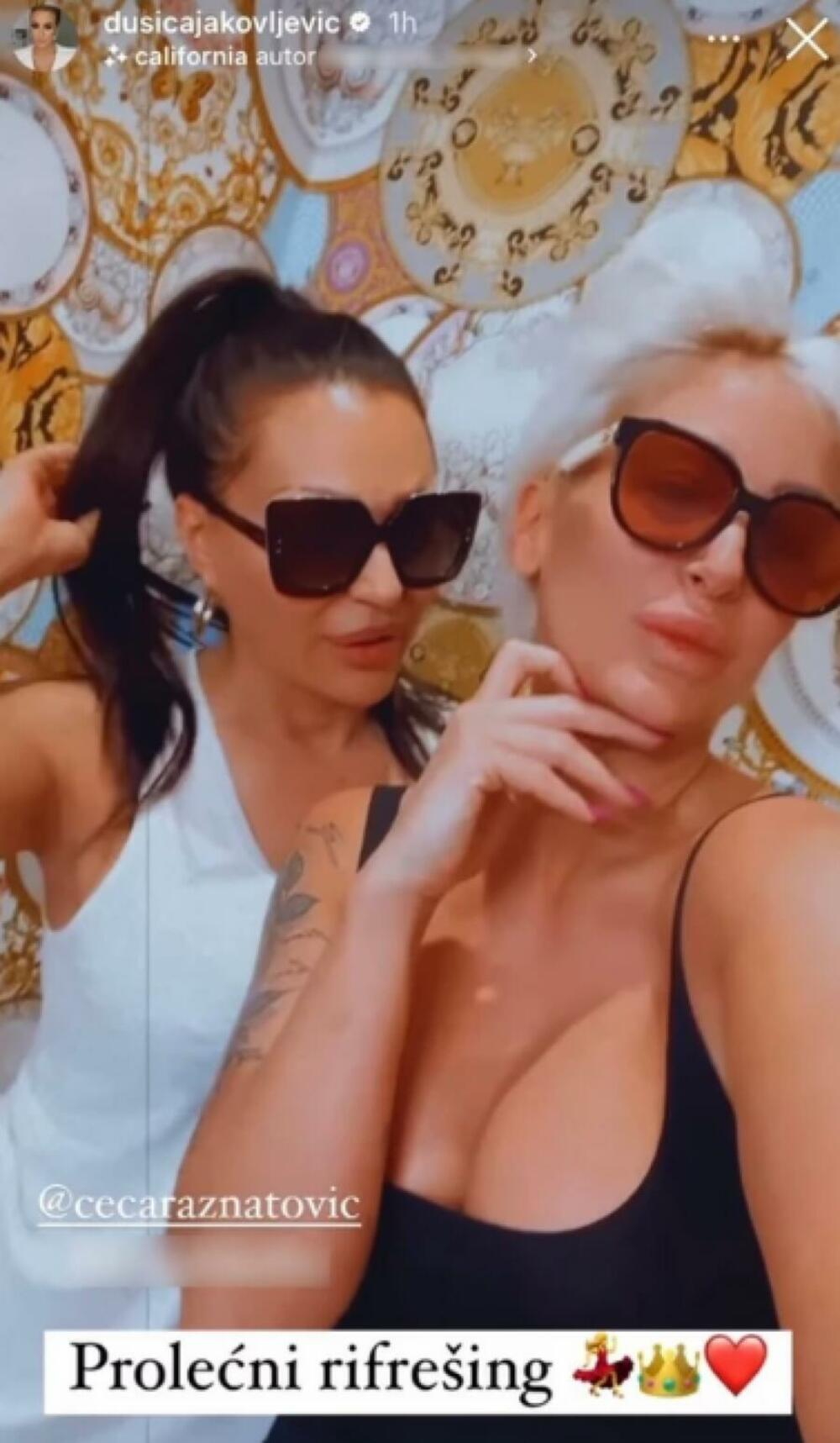 Ceca Ražnatović, Dušica Jakovljević