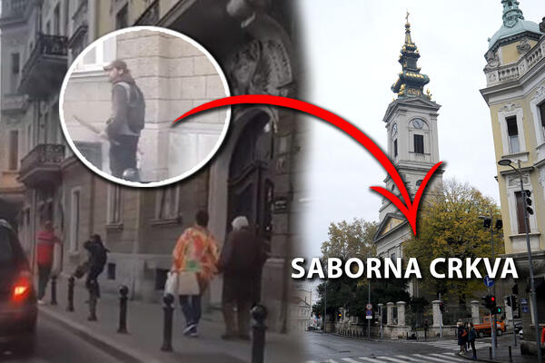 SNIMLJEN UŽAS KOD SABORNE CRKVE! Čovek više ne može iz kuće da izađe, a da ne pretrne od straha, ŠTA JE SA LJUDIMA?