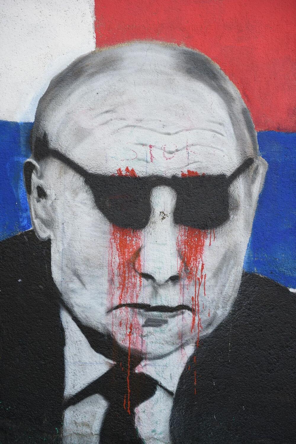 Mural Vladimira Putina