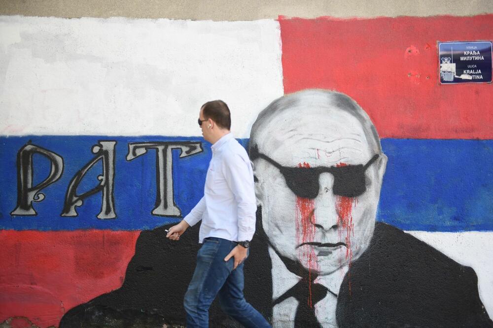 MURAL VLADIMIRA PUTINA U CENTRU BEOGRADA PONOVO NA METI: I to na NA DAN POBEDE! (FOTO)