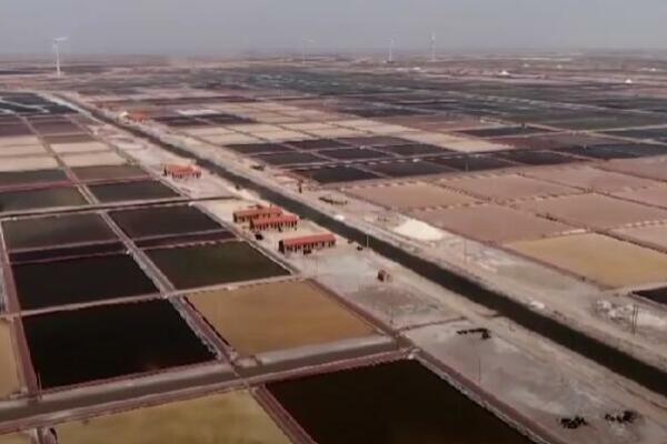 ŽETVA SOLI U ŠANDUNGU: Zanimljive boje slanih jezera (VIDEO)