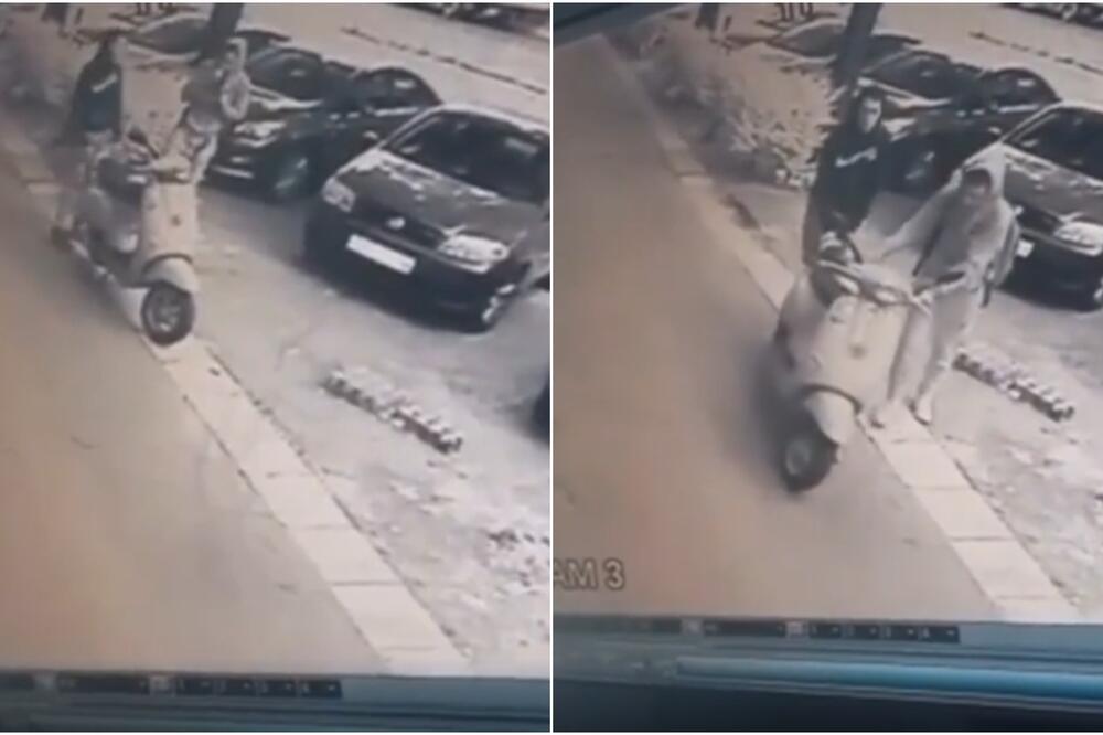 PRVO GA ODMERAVALI, PA LAGANO ODNELI: Ukraden motor u CVIJIĆEVOJ, kamera sve USNIMILA (VIDEO)