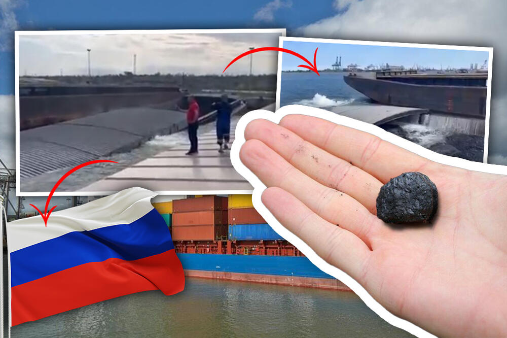 (EKSKLUZIVNI SNIMAK) OVAKO JE POTONULA RUSKA BARŽA KOJA JE NOSILA UGALJ ZA SRBIJU: Incident se desio iz 2 RAZLOGA