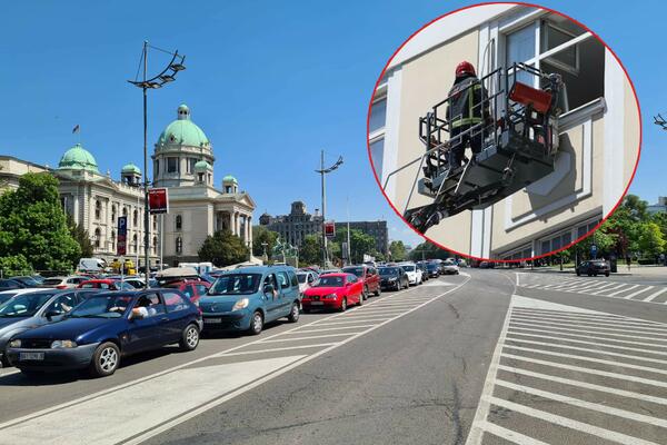 KOLAPS U BEOGRADU ZBOG POŽARA NA ZELENOM VENCU: Stvaraju se OGROMNE GUŽVE, evo gde je NAJKRITIČNIJE! (FOTO)