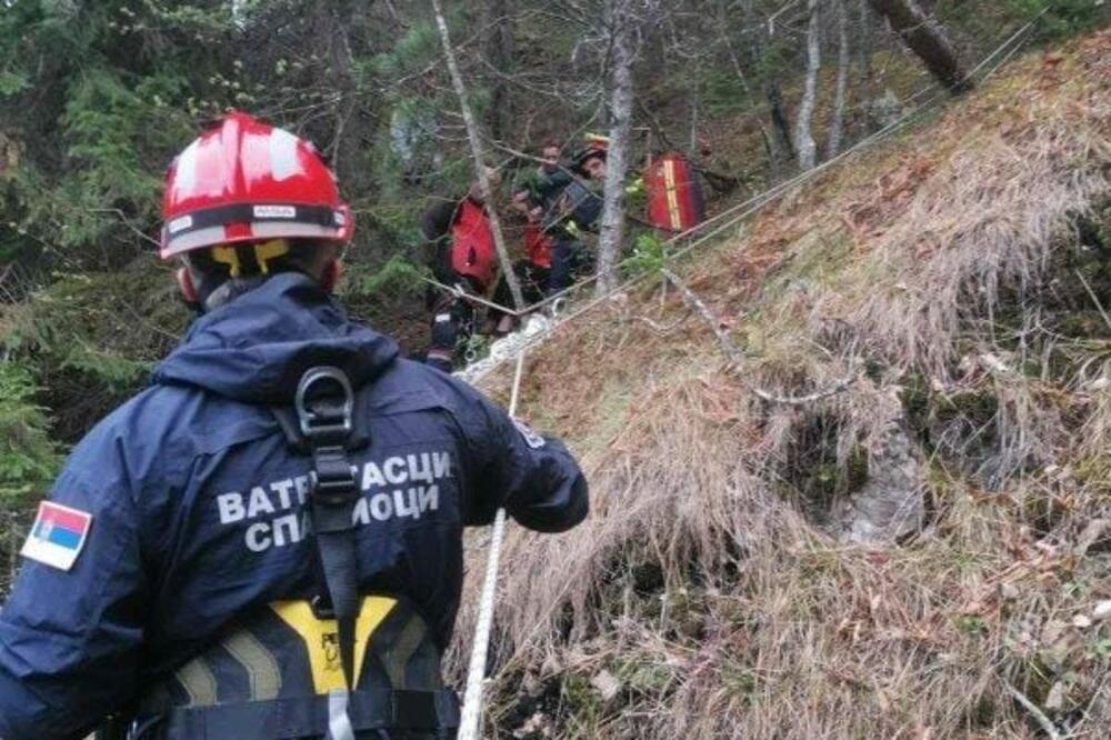 JEZIV PRIZOR U BLIZINI NP TARA: Turistkinja se OKLIZNULA niz liticu, ispod nje je bio SAMO AMBIS! (FOTO)