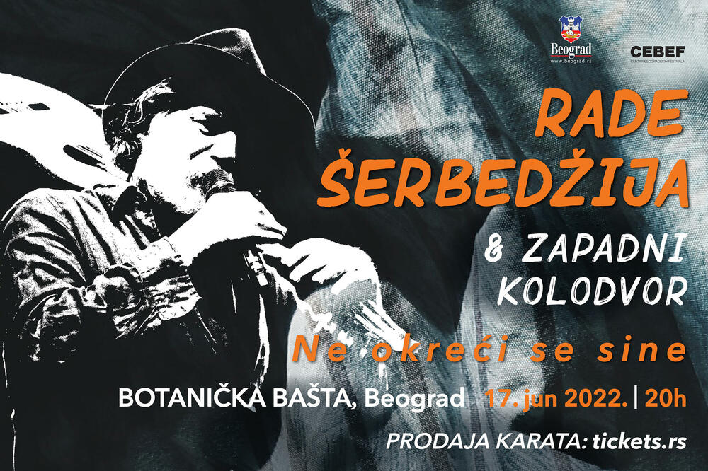 RADE ŠERBEDŽIJA SE 17. JUNA VRAĆA U BOTANIČKU BAŠTU