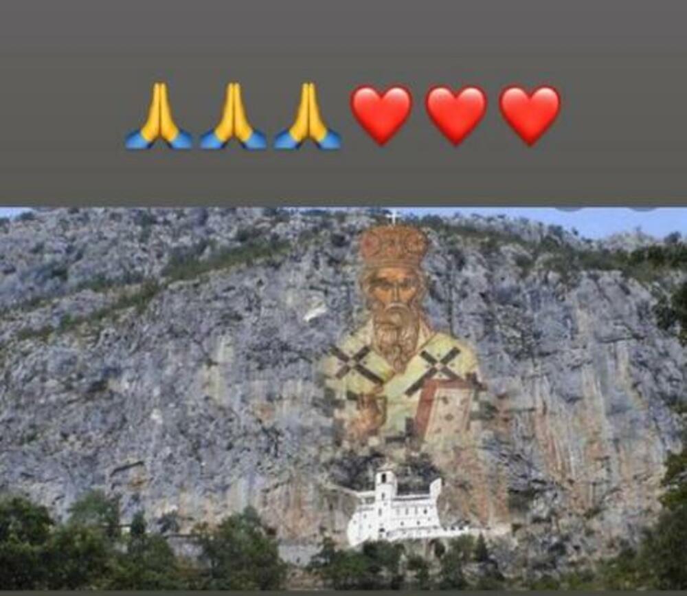 Đokovićeva objava na Instagramu