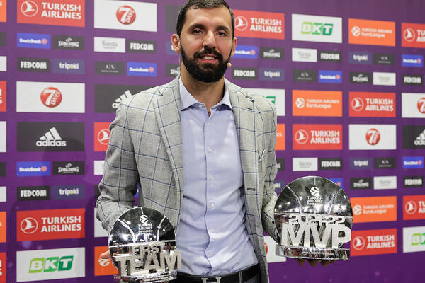 MIROTIĆ JE MVP EVROLIGE ZA OVU SEZONU: Najbolji za ovu sezonu je nagradu dobio od najtrofenijeg trenera Evrope!