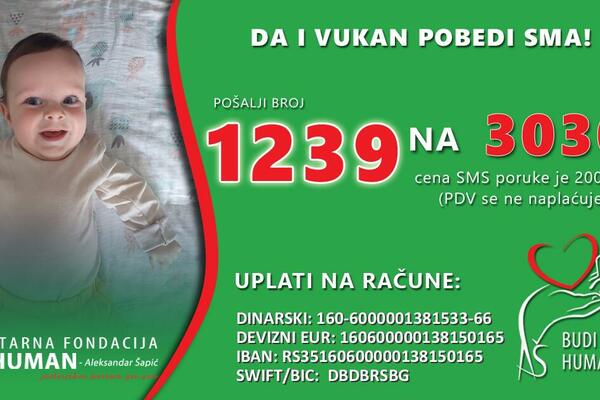 HUMANITARNI KONCERT U BORČI: Da i Vukan pobedi SMA!