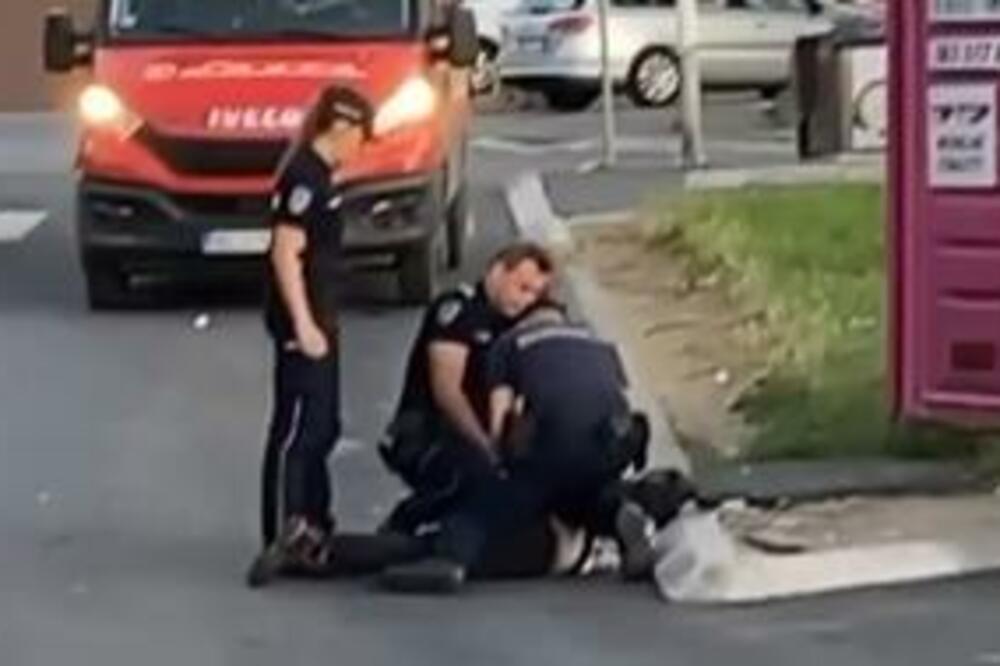 JURIŠ NA MIRJEVU! Zabeležena policijska AKCIJA, muškarac pokušavao da POBEGNE! (VIDEO)