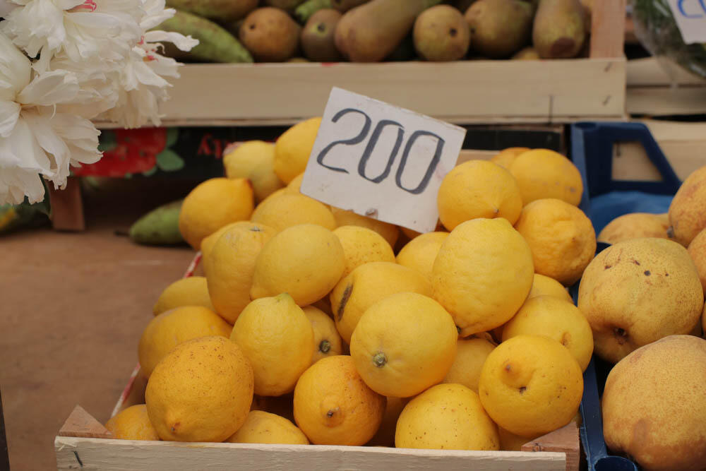 pijaca, Voće, trešnje