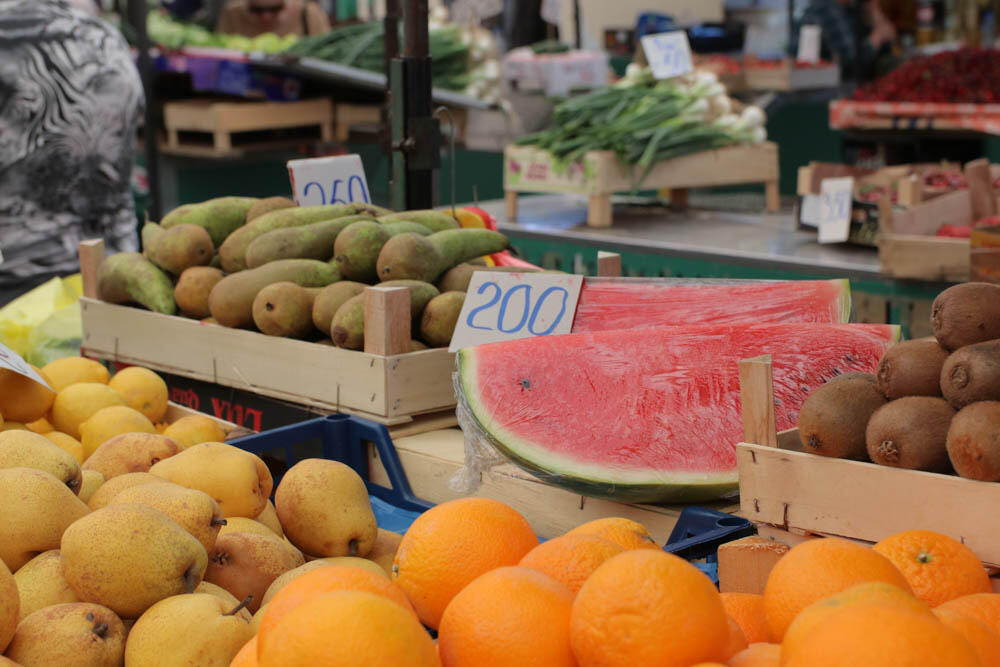 pijaca, Voće, trešnje