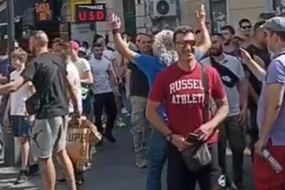 CRVENO-BELI CIRKUS JE I DALJE U GRADU! Ludnica na ulicama Beograda! (VIDEO)