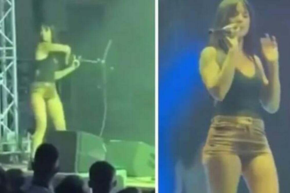 SKANDAL KAKAV SE NE PAMTI,POZNATU PEVAČICU USRED KONCERTA ZASULI PREDMETIMA, TOTALNI HAOS! (VIDEO)