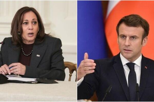 KAMALA HARIS I MAKRON RAZGOVARALI: O ovom pitanju su najviše diskutovali!