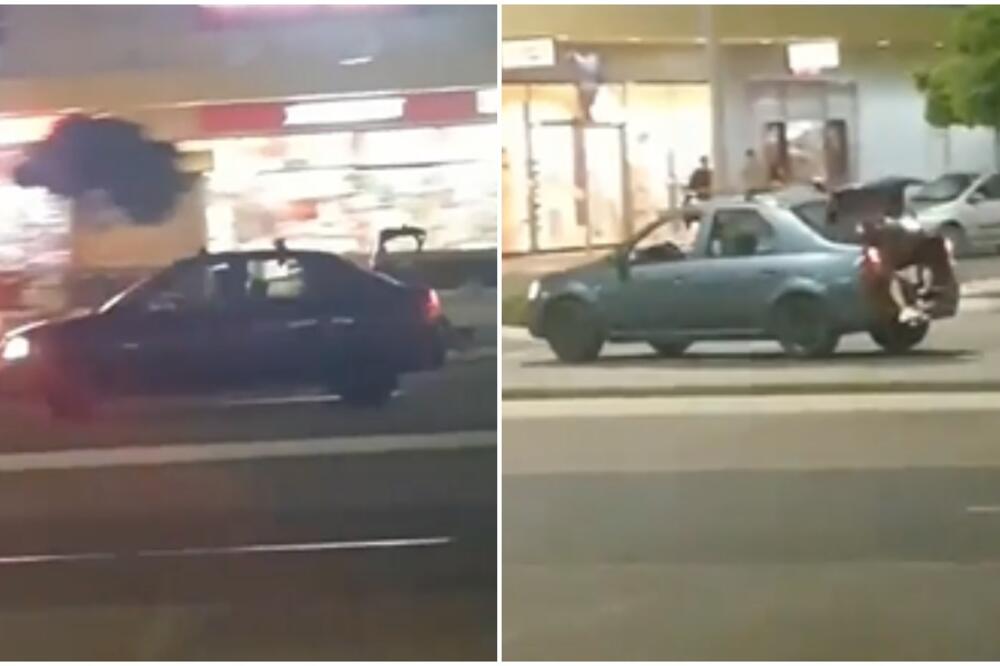 POLA SATA LUDAČKI VOZIO MOMKA U GEPEKU: Uznemirujući SNIMAK IZ BORČE (VIDEO)