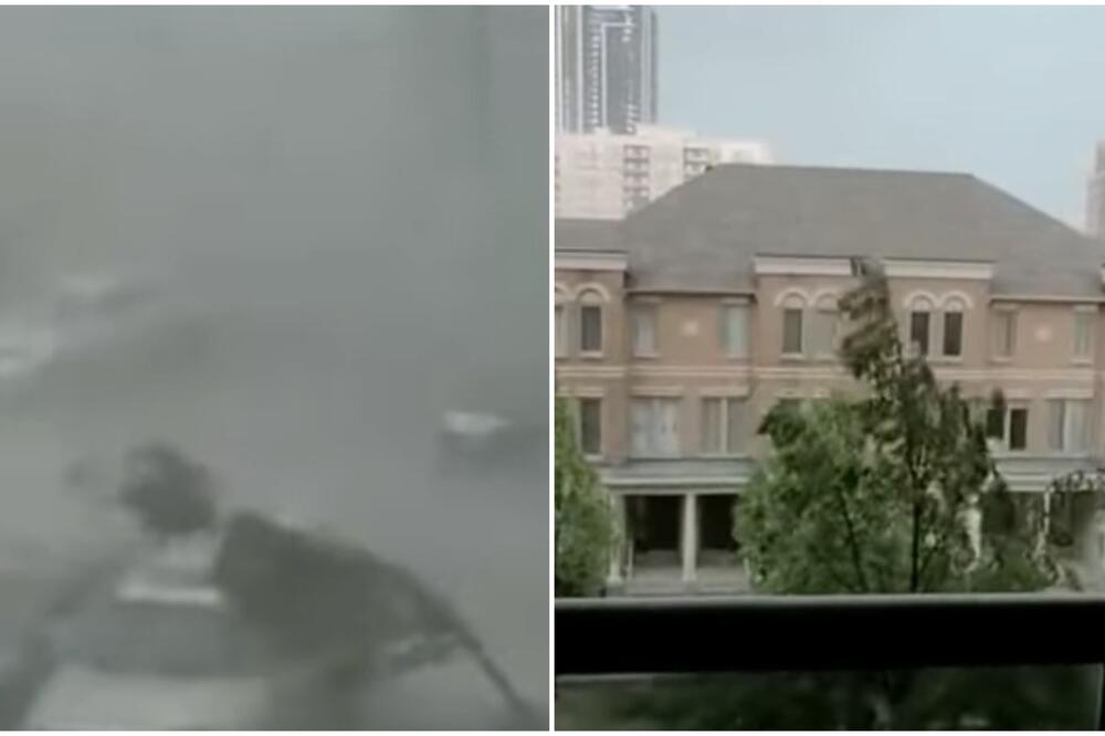 STRAVIČNA OLUJA U KANADI: Vetrovi nosili sve pred sobom, ljudi ostali bez STRUJE, ima i NASTRADALIH! (VIDEO)