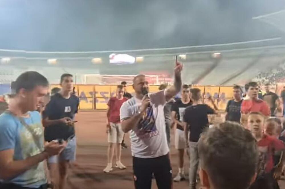 STANKOVIĆ RASPAMETIO NAVIJAČE TOKOM SLAVLJA! Gest trenera Zvezde će se PREPRIČAVATI! (VIDEO)