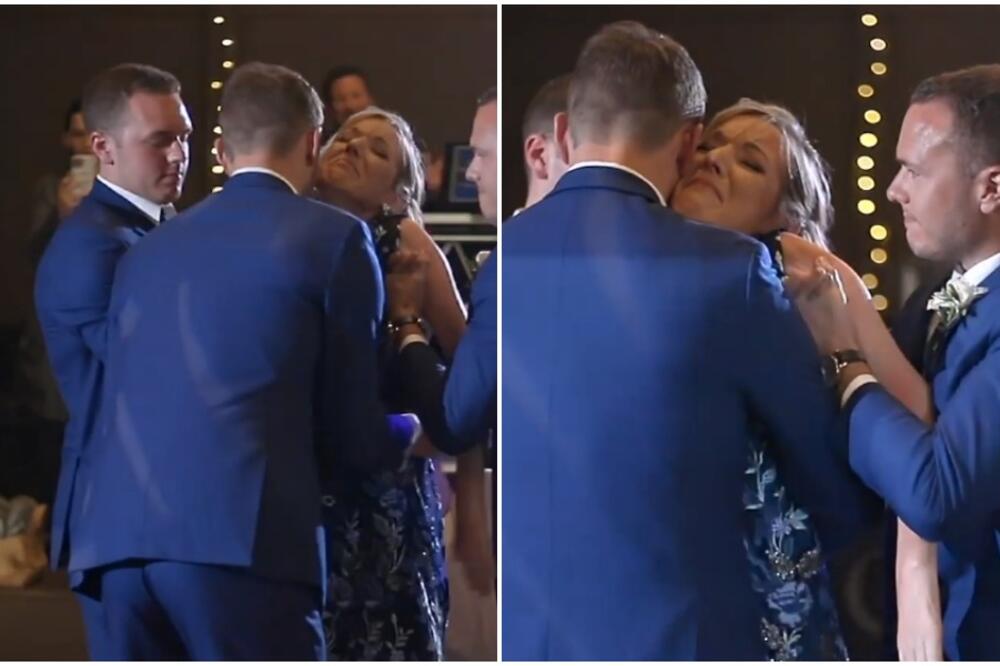 SNIMAK KOJI ĆE VAS OSTAVITI U SUZAMA: Teško BOLESNA zaplesala u naručju SINA na dan njegovog VENČANJA! (VIDEO)