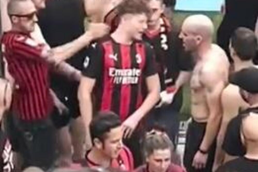 VOĐE NAVIJAČA MILANA LUPALE ŠAMARE, TRENERU UKRADENA MEDALJA: "Vratite mi je, to mi je jedina koju imam!" (VIDEO)