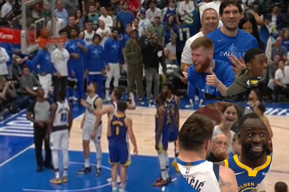 JEDNOM U MILION ŠUTEVA: Slobodno bacanje Grina sve OSTAVILO BEZ DAHA - Dončić se smeje, Bobi ne veruje! (VIDEO)