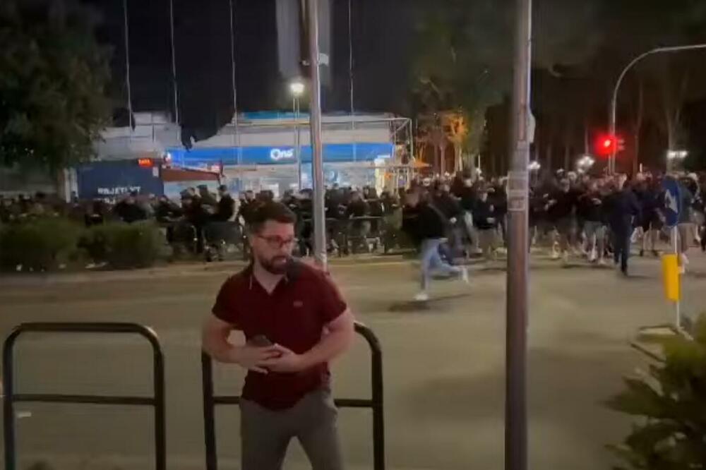 ŠOKANTNI DETALJI "GRAĐANSKOG RATA" U TIRANI: Uhapšeno 60 navijača Rome i Fejenorda, Albanac u teškom stanju! VIDEO