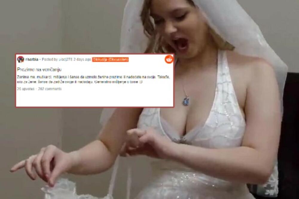 "OTAC BI ME SE ODREKAO, NIKAD NE BIH UZEO TVOJE!" Pitali su Srbe da li bi UZELI ŽENINO PREZIME, nastao je HAOS