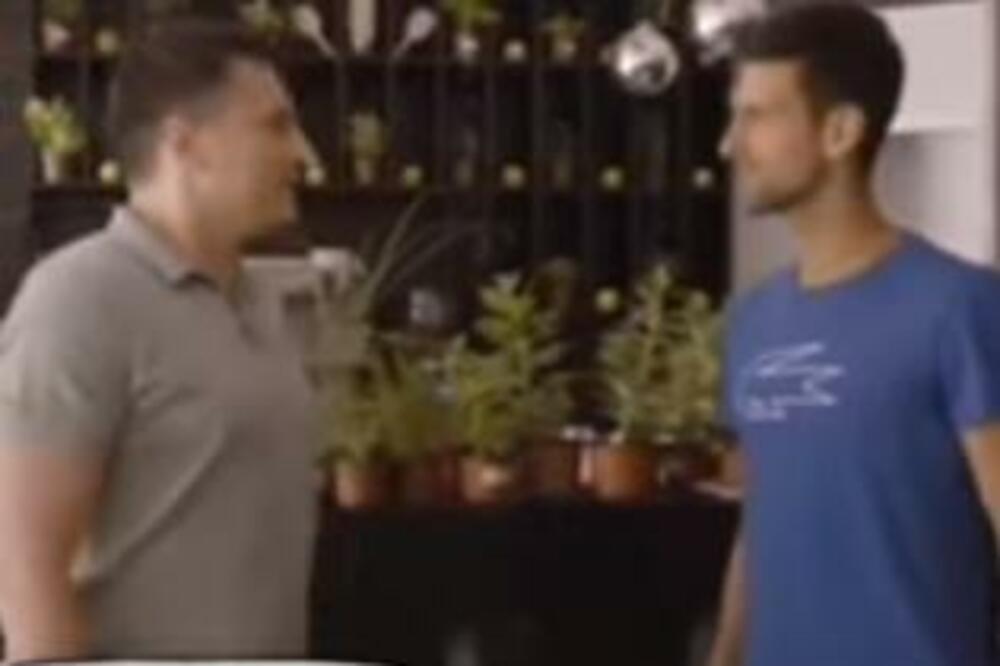 NEPROCENJIVA SCENA: BOLJE OD NAJSMEŠNIJEG VICA! Kada se sretnu Đoković i Andrija Milošević, to je VALJANJE! (VIDEO)