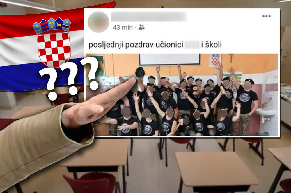 ŠTA RADITE TO BRE? Skandalozna SLIKA hrvatskih MATURANATA uzdrmala MREŽE, sa njima pozirala i PROFESORKA! (FOTO)