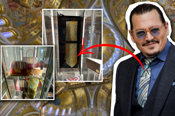 SRBI KAO LUDI KUPUJU KRAVATU KOJU JE DŽONI DEP NOSIO: Bili smo na MESTU gde se PRODAJE i ŠOKIRALI se CENAMA! (FOTO)