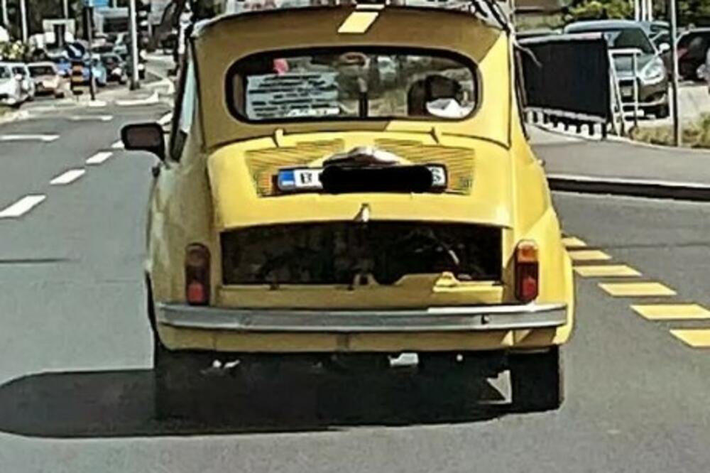 PIČI FIĆA SA TERETOM TEŽIM OD SEBE? Natovareni auto prošao Vidikovcem, svi gledali u ČUDU! (FOTO)