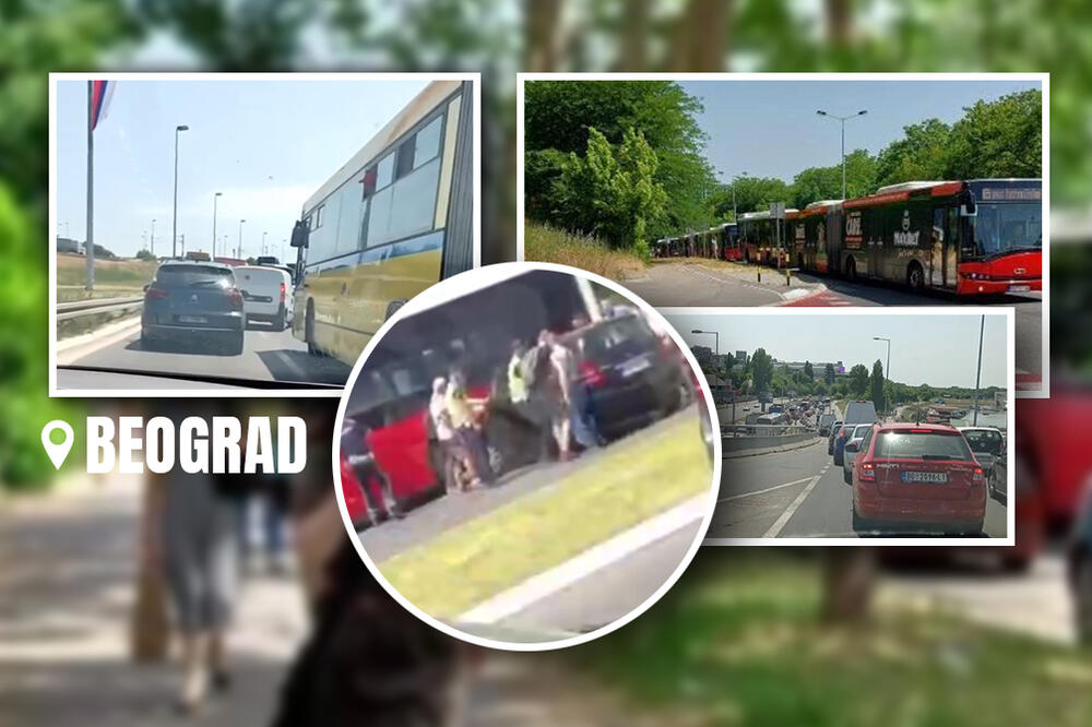 PROBIJANJE KROZ GUŽVU U BEOGRADU NEMOGUĆA MISIJA! Špic počeo ranije zbog saobraćajki, ko ne poludi, pričaće (FOTO)