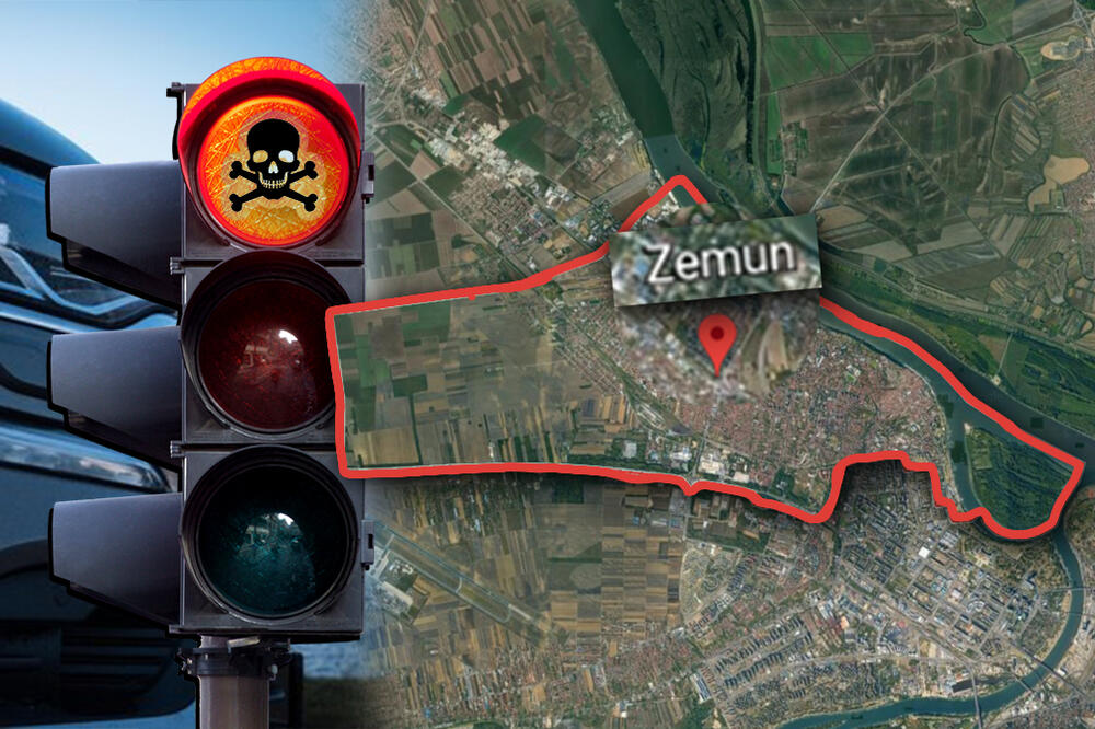 SEMAFOR SMRTI U ZEMUNU, MUŠKARCU JE NA TOM MESTU OTPALA GLAVA: Danas i dalje prolaze kroz CRVENO, SRAMOTA (VIDEO)