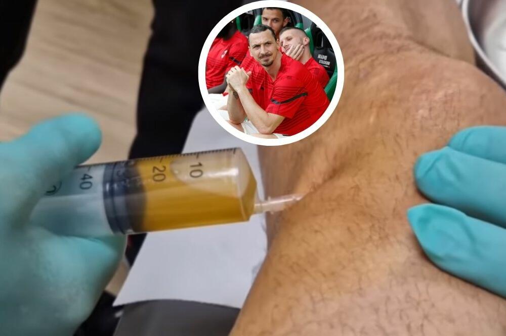 ZLATAN POKAZAO UZNEMIRUJUĆI VIDEO VAĐENJA VODE IZ KOLENA ŠPRICEM: "Nikada nisam toliko patio na terenu i van njega"