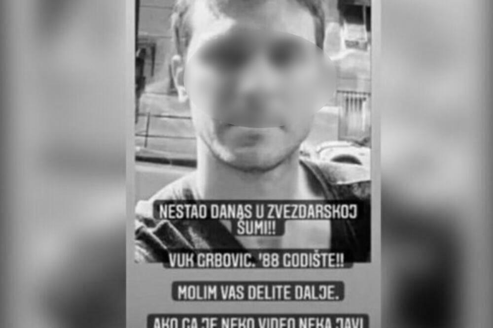 CRNE SLUTNJE SU SE OBISTINILE! Tragičan kraj potrage u Zvezdarskoj šumi, identifikovan je!