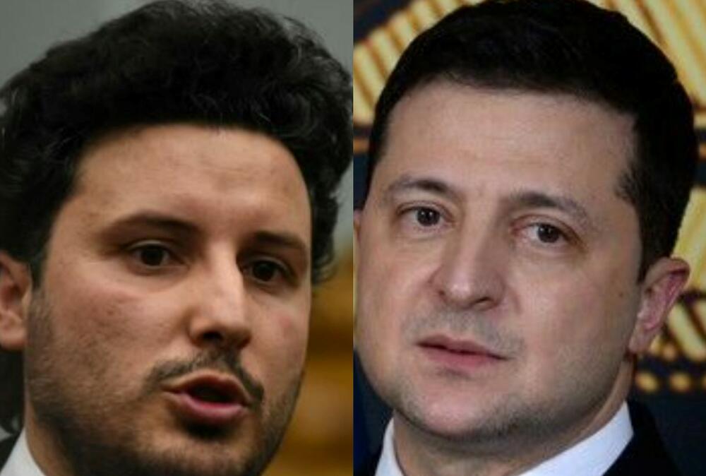 Dritan Abazović, Volodimir Zelenski